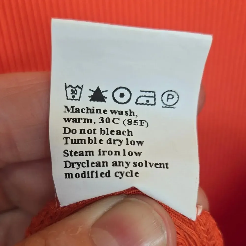 PrettyGarden Small Orange Longsleeve Mockneck Jumpsuit [0105] - Picture 7 of 9